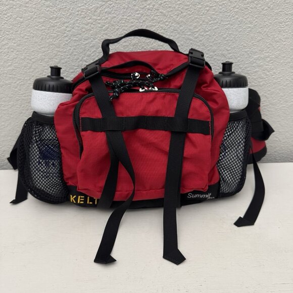 Kelty Summit 700 Waist Hip Fanny Pack Bag Red Camping Hiking Trail Travel - Picture 1 of 16
